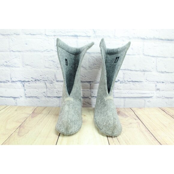 LL Bean Kid's Gray Warm Replacement Boot Liner Inserts Size 4 - Picture 3 of 9